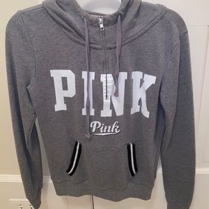 PINK Half-zip Hoodie